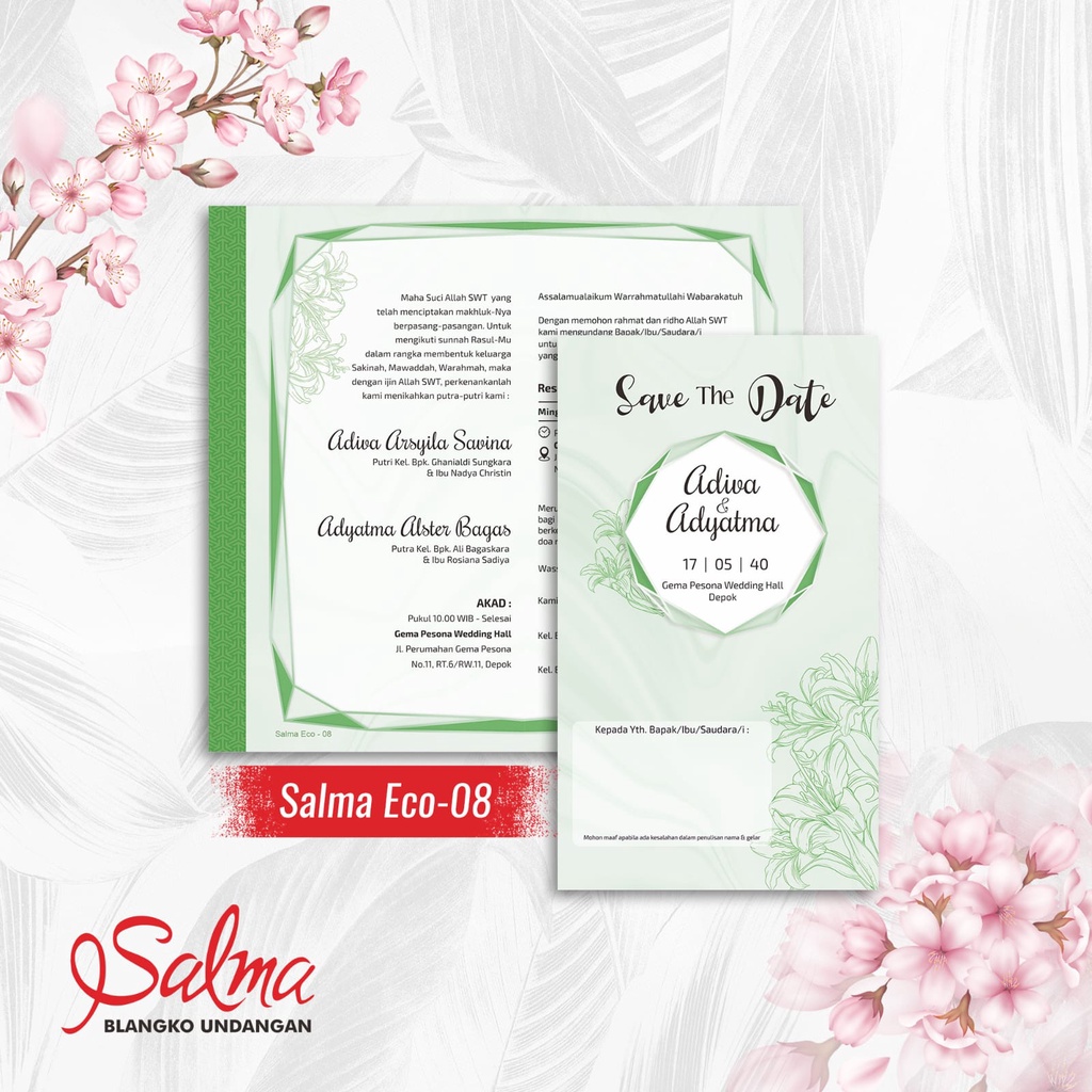 Undangan Salma Eco 08 di Banten